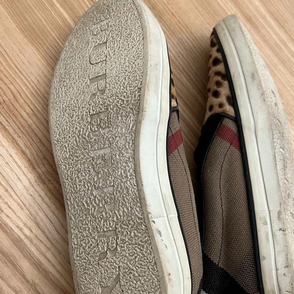 Burberry Leopard Print Flats shoes keds - Picture 12 of 13